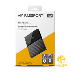 Ổ cứng WD My Passport 3TB WDBYFT0030BBK Black