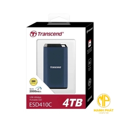 ổ cứng gắn ngoài Transcend (TS4TESD410C) 4TB External SSD ESD410C USB 20Gbps Type C up to 2,000 MB/s 