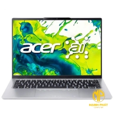 Acer Swift Go 14 AI SFG14-74-58FJ NX.JF8SV.005 (Ultra 5 225H | Ram 16GB | SSD 1TB | Intel® Arc™ 130T | 14 inch FHD+ OLED | Win 11 | Bạc)