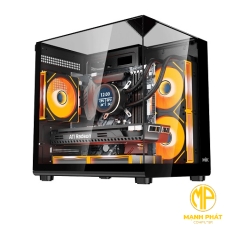 Vỏ Case MIK G3 PRISM GLASS M BLACK ITX / M-ATX