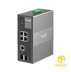Bộ chuyển mạch công nghiệp dễ quản lý IES206GPP Omada 6 cổng Gigabit với 3 cổng PoE+ và 1 cổng PoE++