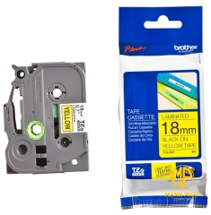 TZe-641 - Nhãn TZe tiêu chuẩn - Chữ đen trên nền vàng 18mm