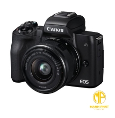 Máy ảnh Canon EOS M50 II EF-M15-45mm (Đen/Trắng)