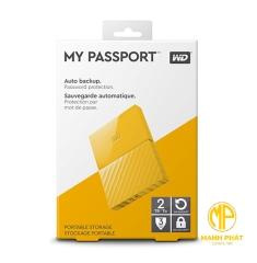 Ổ cứng WD My Passport 2TB yellow model 2019