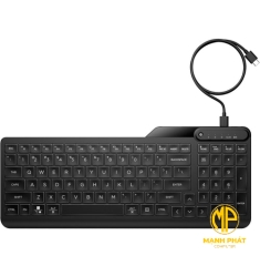Bàn phím có dây có đèn nền cho nhiều thiết bị HP 405 (7N7C1AA)