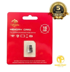 Thẻ nhớ micro SDXC TAHADA tốc độ 100Mb/s dung lượng 16GB (kèm vĩ đựng)