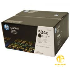 Mực in Laser màu HP 504XD Black (CE250XD) Dual Pack Print Crtg – Màu đen