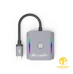 Bộ Chuyển FeelTek HCM002GM1F Từ USB C Sang 2 HDMI 8K 30Hz