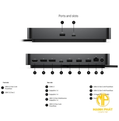 Thiết bị chuyển đổi Dell Pro Dock WD25  