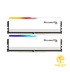 Ram G.SKILL Ripjaws M5 RGB White  KIT 32GB 6000MHz DDR5 (16GBx2) F5-6000J3648D16GX2-RM5RW