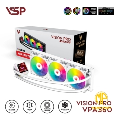 Tản Nhiệt Nước AIO VSP Vision Pro VPA-360 Trắng (VPA360 3 Fan)