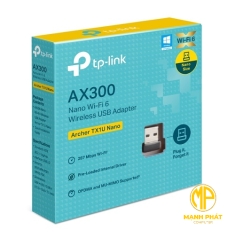 USB Wi-Fi 6 AX300 Siêu Nhỏ Gọn TP-Link Archer TX1U Nano
