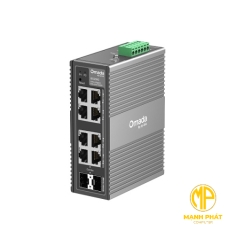 Thiết bị chuyển mạch công nghiệp dễ quản lý 8 cổng Gigabit IES208G Omada
