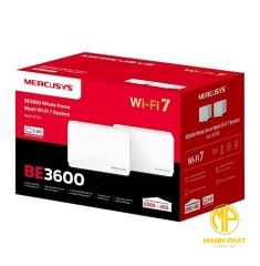 Hệ Thống MERCUSYS Mesh Wi-Fi 7 BE3600 Toàn Bộ Nhà Halo H27BE (2-pack)