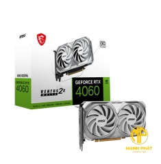 VGA MSI GeForce RTX 4060 Ventus 2X White 8GB OC