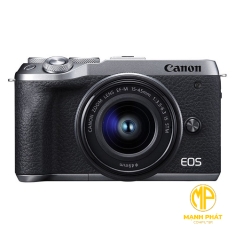 Máy ảnh Canon EOS M6 Mark II Kit 15-45mm (Đen/Bạc)