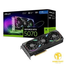 VGA PNY GeForce RTX™ 5070 12GB ARGB EPIC-X RGB™ Overclocked Triple Fan (VCG507012TFXXPB1-O)