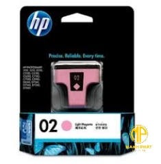 Mực in Phun màu HP 02 (C8775WA) Light Magenta – Màu đỏ nhạt 