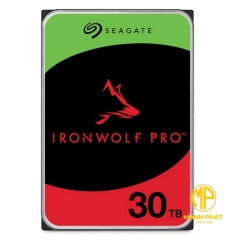 ổ cứng SEAGATE IronWolf Pro ST30000NT011 (Dung lượng 30000GB (30TB) 3.5inch 6Gb/s 512MB cache 7200rpm Rescue+ 5Y Warranty)