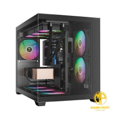 Vỏ case Gamdias AURA GC10M V2 ARGB (CAAURAGC10MV2BLGA)