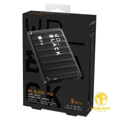 Ổ cứng gắn ngoài WD Black P10 (WDBA3A0050BBK-WESN) Game Drive 5TB USB 3.2 màu đen