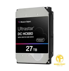 Ổ Cứng HDD WD Ultrastar 27TB (DC HC680) 7200RPM 512MB Cache