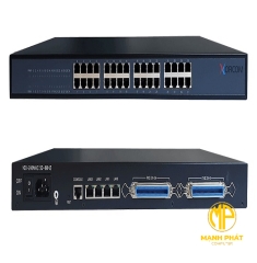 Cổng VoIP Analog Gateway GW0011 VoIP với 24 cổng FXS và 2 cổng RJ21 50 pins, RJ45