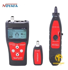 Bộ Test Dây, Đo Chiều Dài Dây, Dò Dây Có Màn Hình LCD: cáp mạng, cáp thoại, cáp đồng trục NOYAFA NF-300  