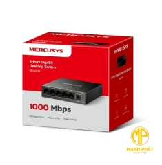 Bộ chuyển mạch MERCUSYS để bàn Gigabit 5 cổng MS105GS-M2