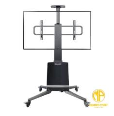 Khung treo tivi di động Remote NB TW85 Trắng-Đen (55inch-85inch) 
