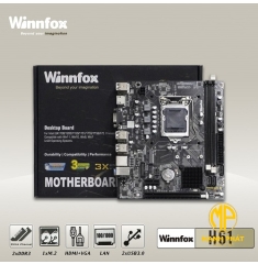 Mainboard Winnfox H61 | 2 khe DDR3 (BH 36T)
