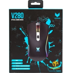 Rapoo V280 Wired Black Optical Gaming Mouse