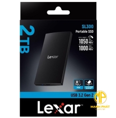 Ổ cứng gắn ngoài SL300 Portable SSD LEXAR 2TB LSL300002T-RNBNG