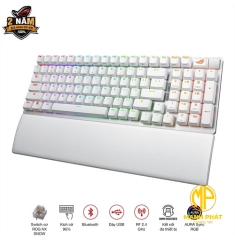 Bàn phím Gaming ASUS ROG X901 SCOPE II 96 WL/WHT/NXSW/US/ABS (90MP037A-BKUA10)