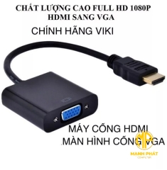 Cáp chuyển đổi HDMI to VGA MT- Viki Xịn Micro HDMI cáp HDMI sang VGA có Audio cao cấp dài 20cm Full HD 1080P