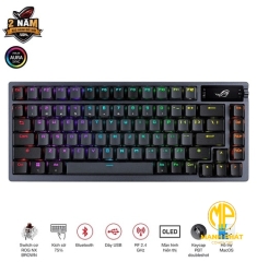 Bàn phím Gaming ASUS ROG AZOTH/NXBL/US (90MP0318-BKUA00)