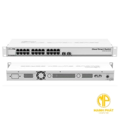Thiết Bị Mạng Switch MikroTik 24 Port Gigabit Ethernet CSS326-24G-2S+RM