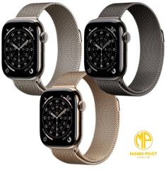 Apple Watch Series 11 GPS + Cellular Mặt Titanium 42mm dây Milanese Loop (MF8P4SA/A, MF8U4SA/A, MF8Y4SA/A Apple VN)