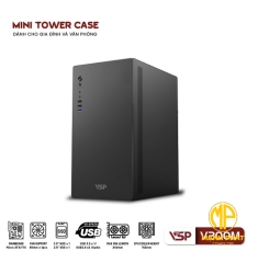 Vỏ Case Máy Tính VSP V200M Đen (mATX USB 3.0 | SPCC 0.6mm)