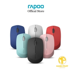 Chuột vi tính quang không dây đa chức năng Rapoo M100G Silent màu xám đen