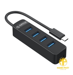 Bộ chia Type C ra 4 cổng USB 3.0 ORICO TWC3-4A-BK-EP