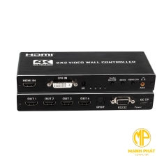 Bộ tín hiệu video wall 2x2 Dtech DT-7422W