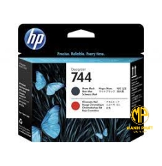 F9J88A - Đầu phun HP 744 Matte Black/Chromatic Red