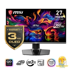 Màn hình MSI MAG 271QPX QD-OLED 27 OLED 2k 360Hz (HDMI, DisplayPort, Type-C 15W)