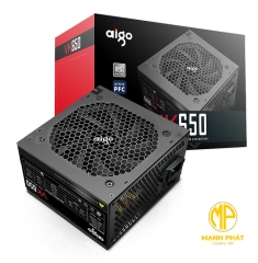Nguồn AIGO VK650-650W (85 Plus/ Active PFC Single Rail)