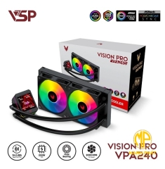 Tản Nhiệt Nước AIO VSP Vision Pro VPA-240 Đen (VPA240 2 Fan)