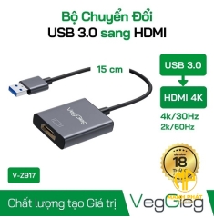 Bộ chuyển đổi USB 3.0 sang HDTV VegGieg V-Z917 (BCD V-Z917)