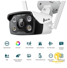 TPLINK VIGI 4MP Camera WiFi Bullet ngoài trời Full-Color VIGI C340-W(4mm)