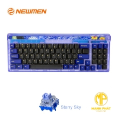 Bàn Phím Cơ Không Dây Gasket Newmen GM780 Starry Gasket - Bầu trời đầy sao
