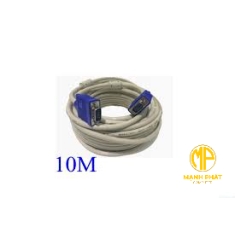 Cable Vga 10m Trắng Xịn Chống Nhiễu